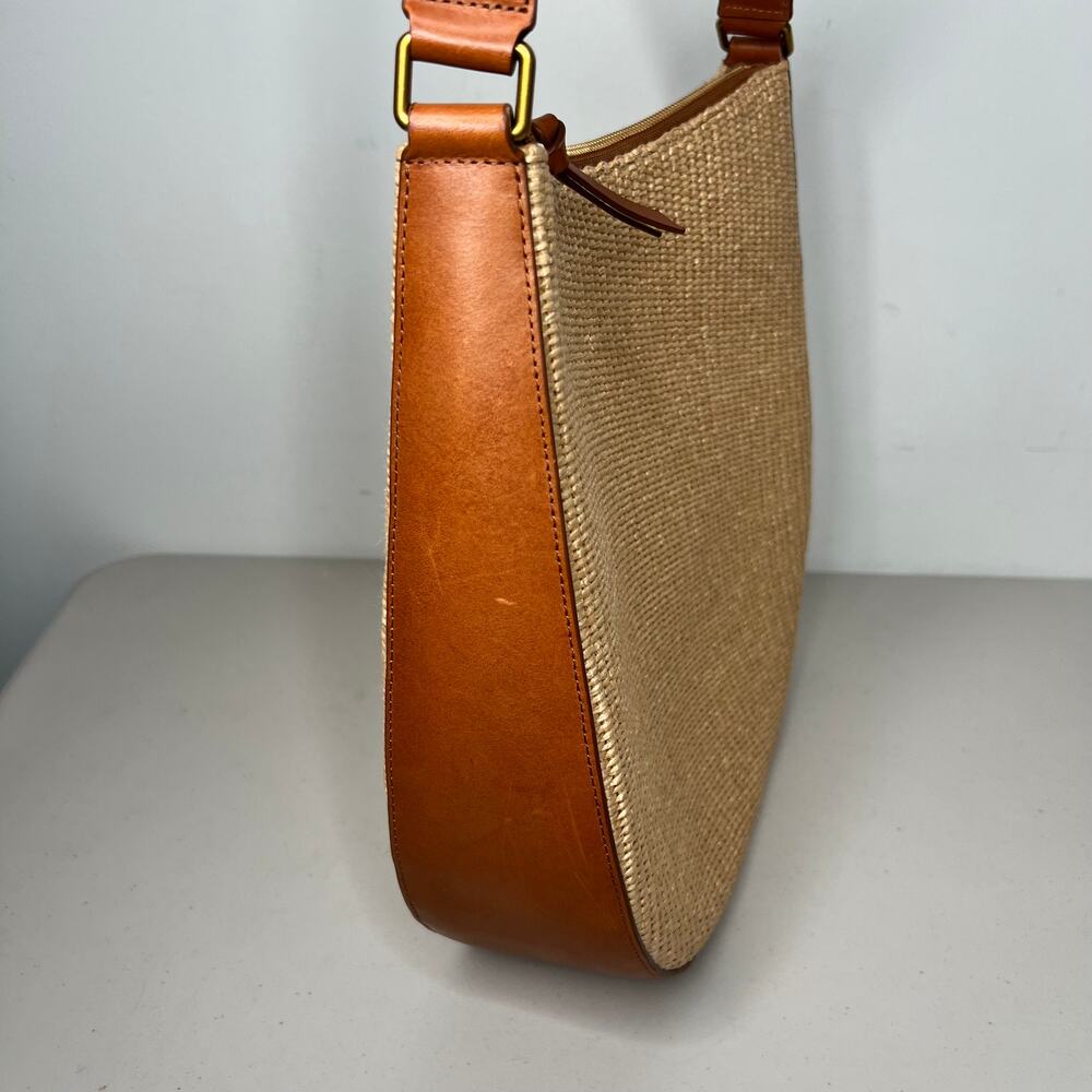Loeffler Randall Bowen Straw Hobo Bag - Picture 6 of 9